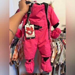 Canada weather gear baby snowsuit